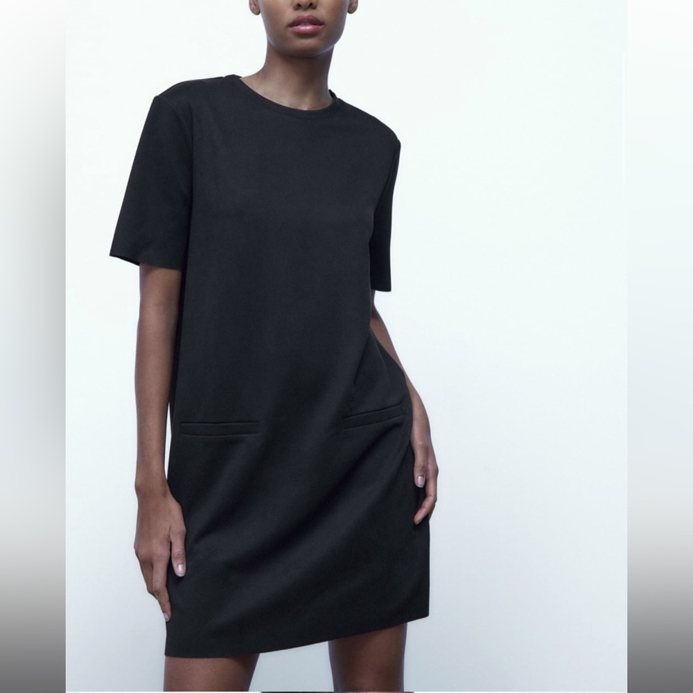Colour Block Short Sleeve Dress